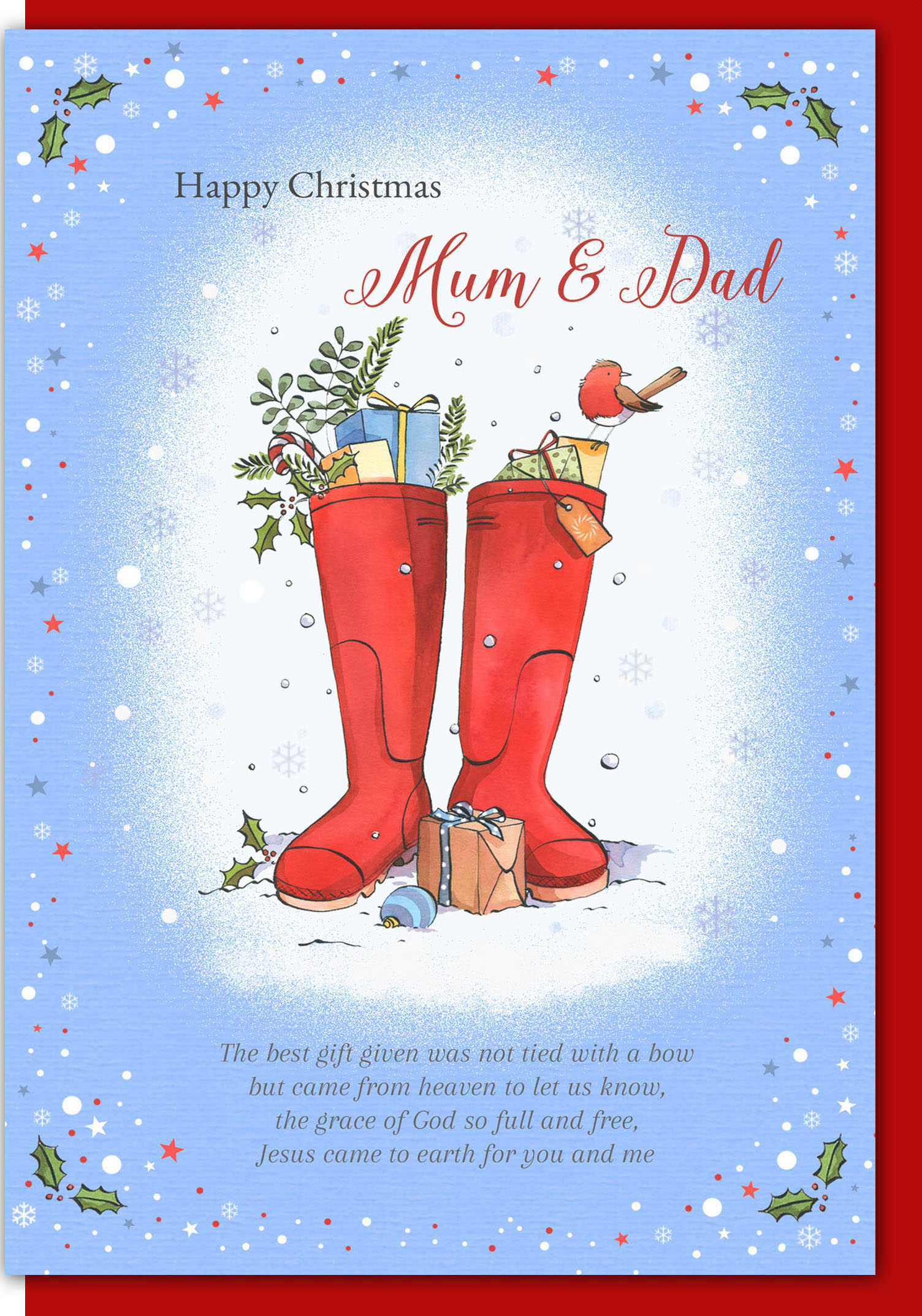 Christmas Cards For Mum And Dad