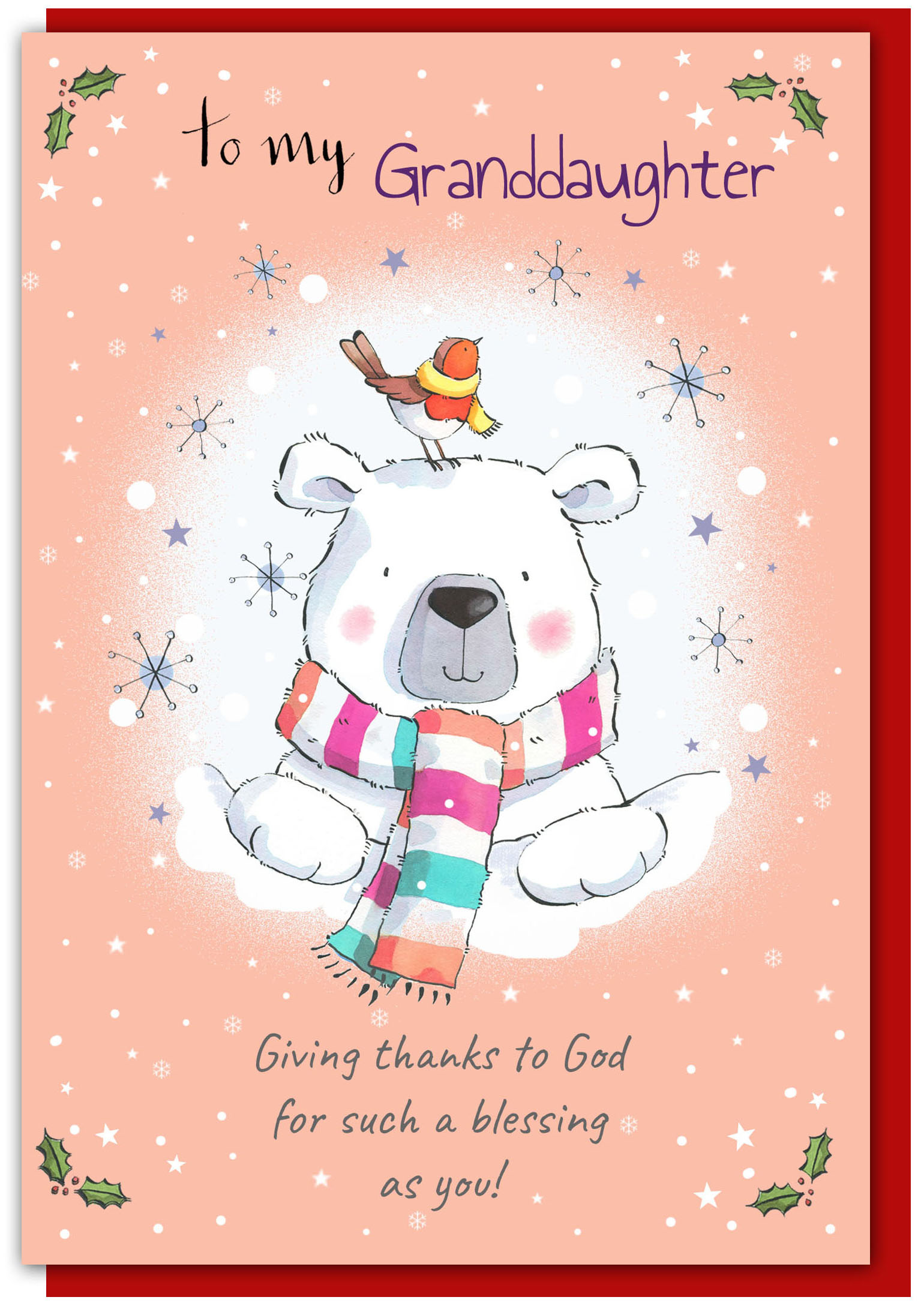 Granddaughter Christmas Card 0700461845591 | Fast Delivery at Eden