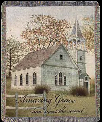 Throw-Amazing Grace-Tapestry 50 x 60