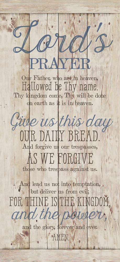 Wall Plaque-New Horizons-Lord's Prayer 5 5 x 12