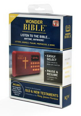 KJV Wonder Bible Audio Player By As Seen On TV (Other) 0740275049143