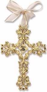 Wall Cross-50th Anniversary-Gold Plated 5