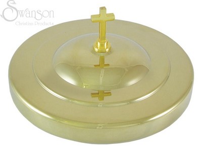 Communion-Goldtone- Deluxe -Bread Plate Cover