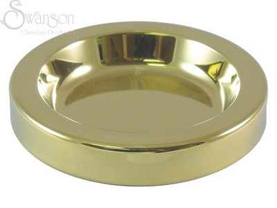 Communion-Goldtone- Deluxe -Bread Plate Insert