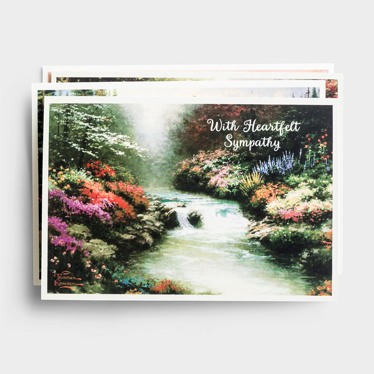 Thomas Kinkade Sympathy 12 Boxed Cards Kjv Free Delivery When You Spend Pound 10 At Eden Co Uk