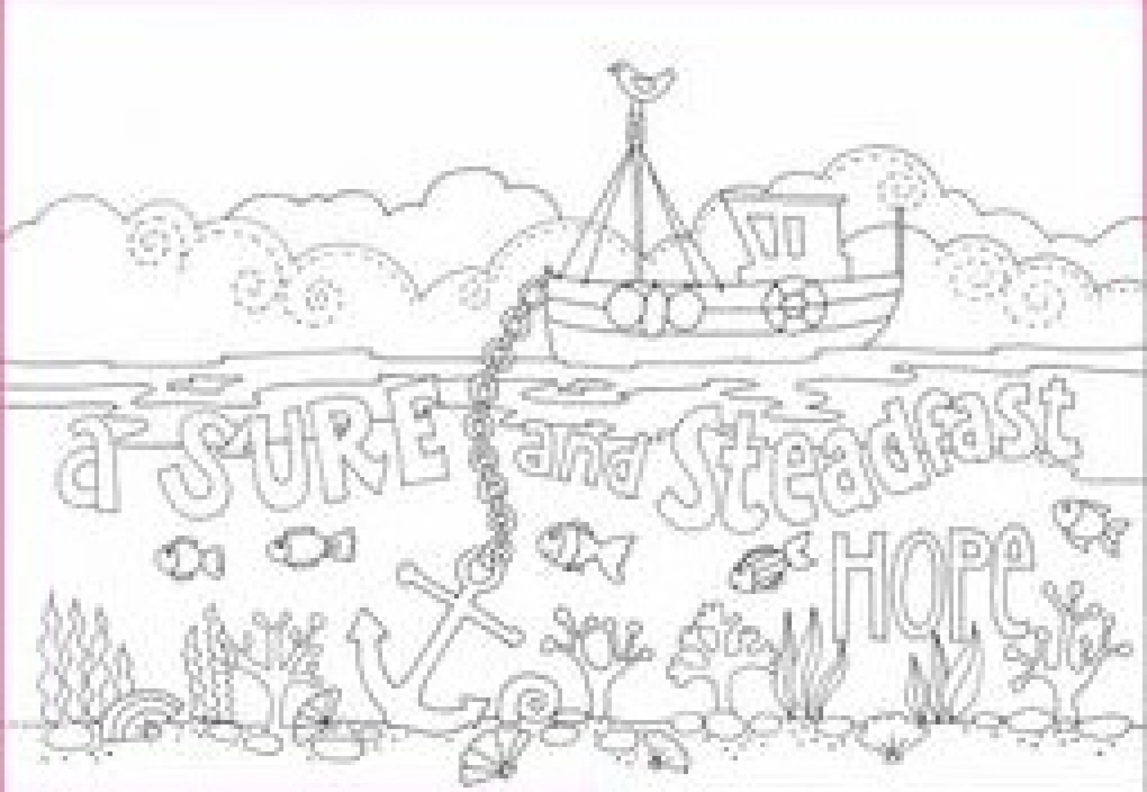 Images of Hope Colouring Postcards