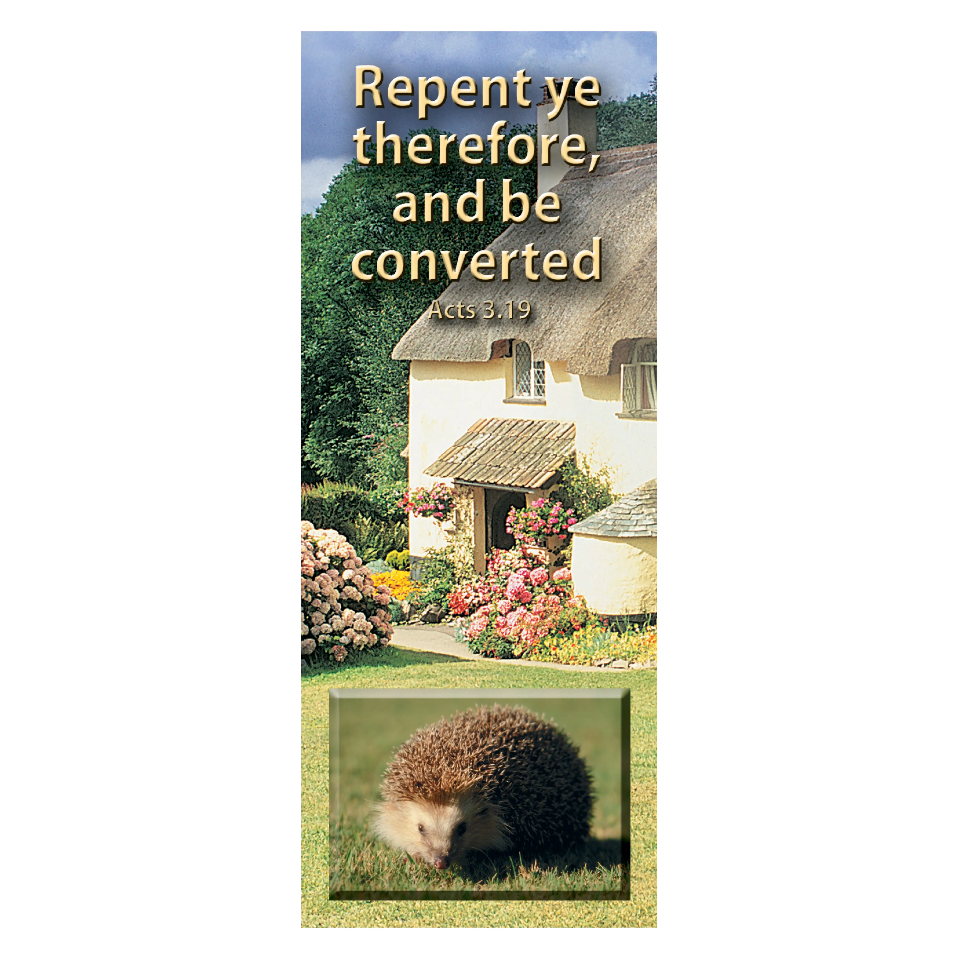 Bookmarks: 'Repent ye therefore…' Ac. 3.19