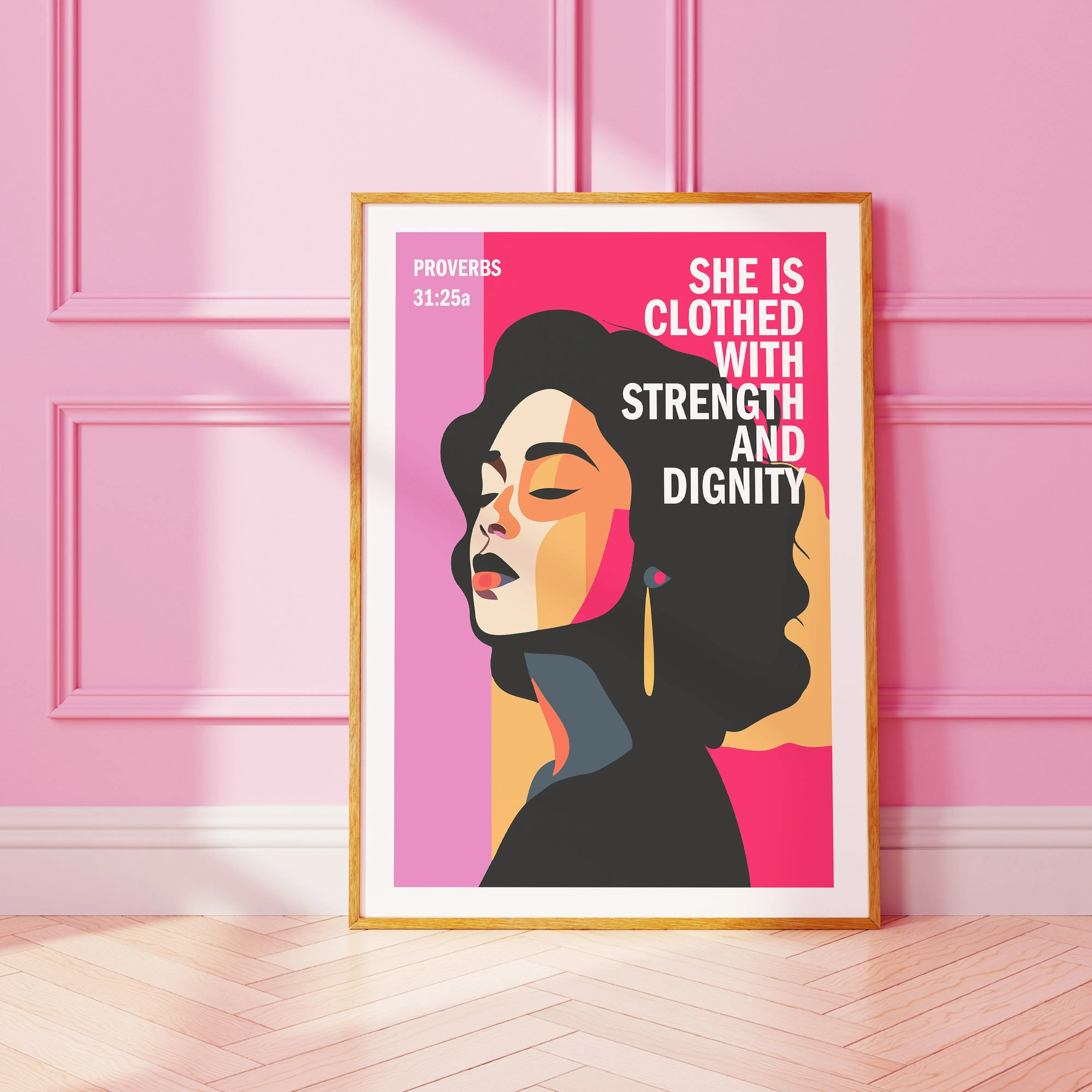 She Is Clothed With Strength And Dignity - Proverbs 31 - A4