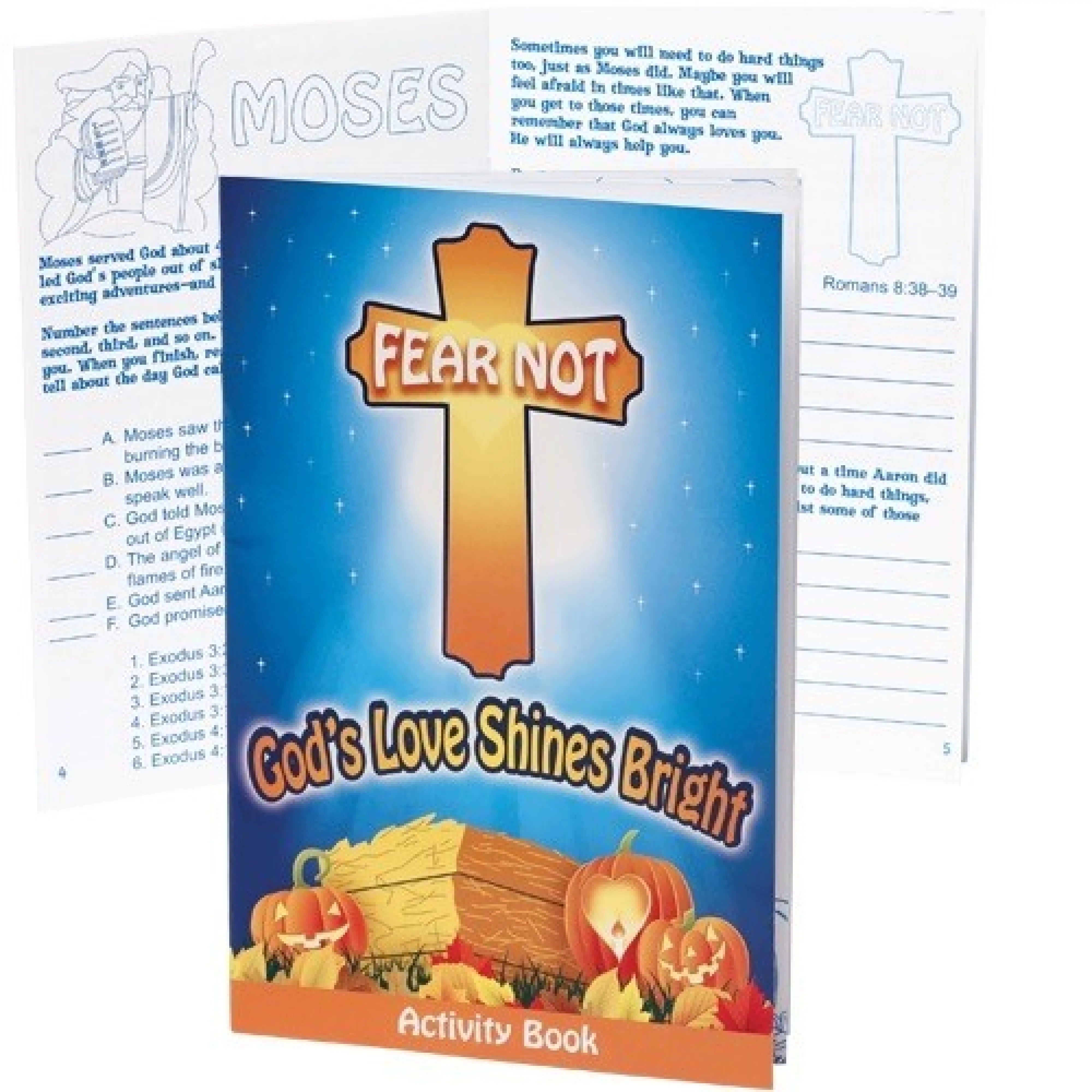 Fear Not God's Love Shines Bright Activity Book