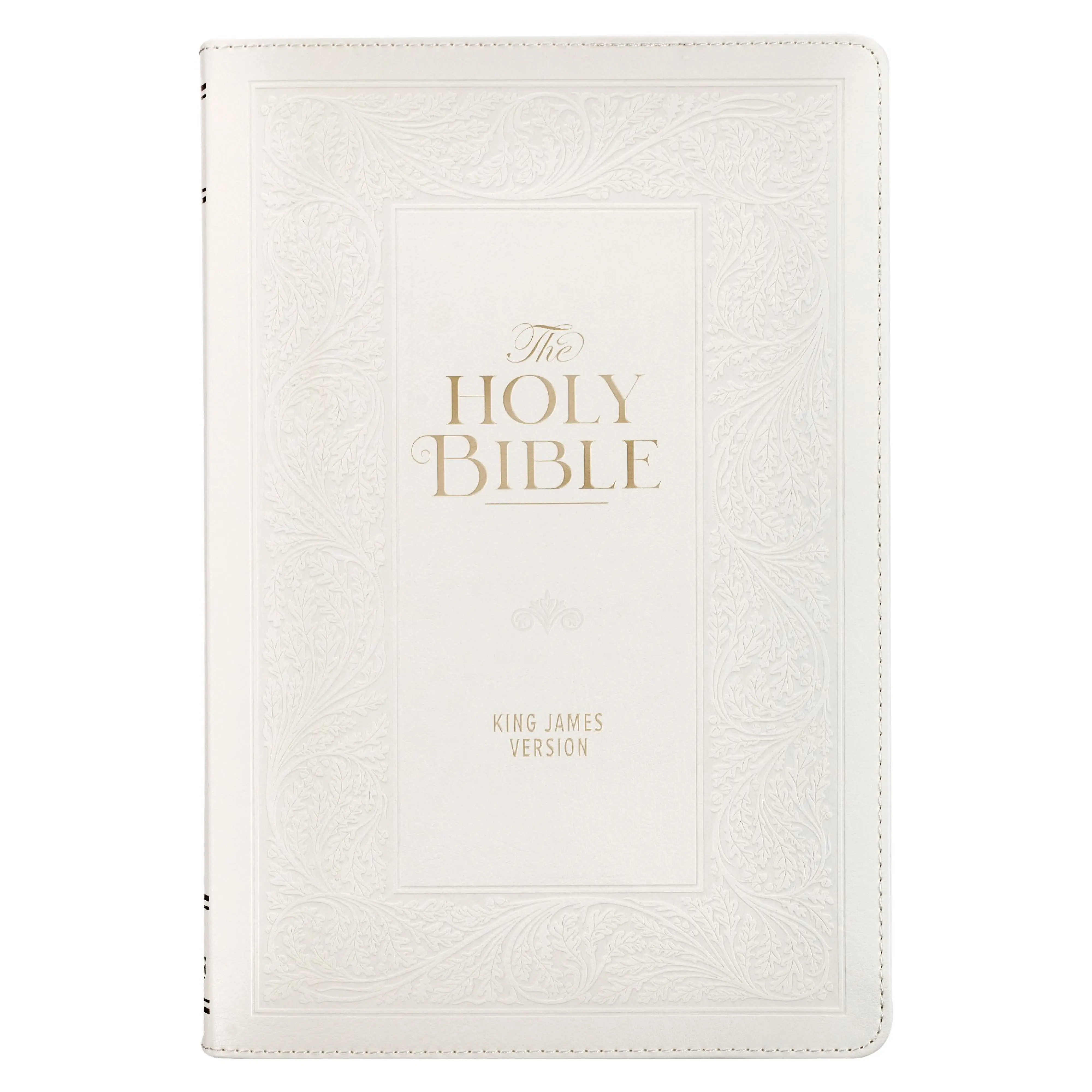 KJV Bible Giant Print Standard-size Faux Leather, White