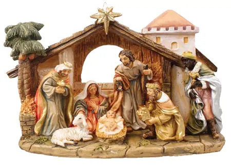 5" Resin Holy Family Nativity Set