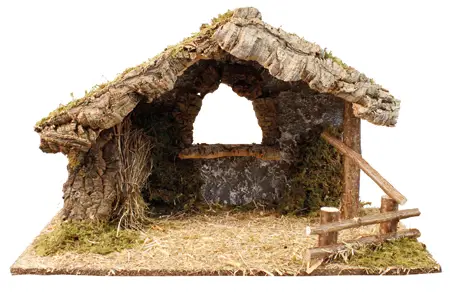 19" Wide Nativity Shed