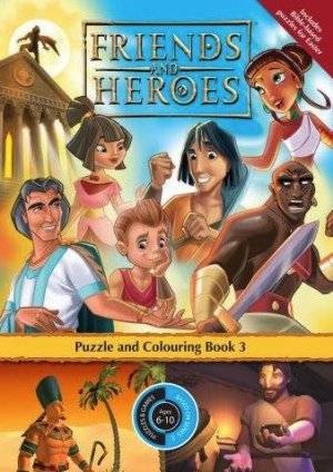 Friends and Heroes Puzzle and Colouring Book 3 By Friends & Heroes