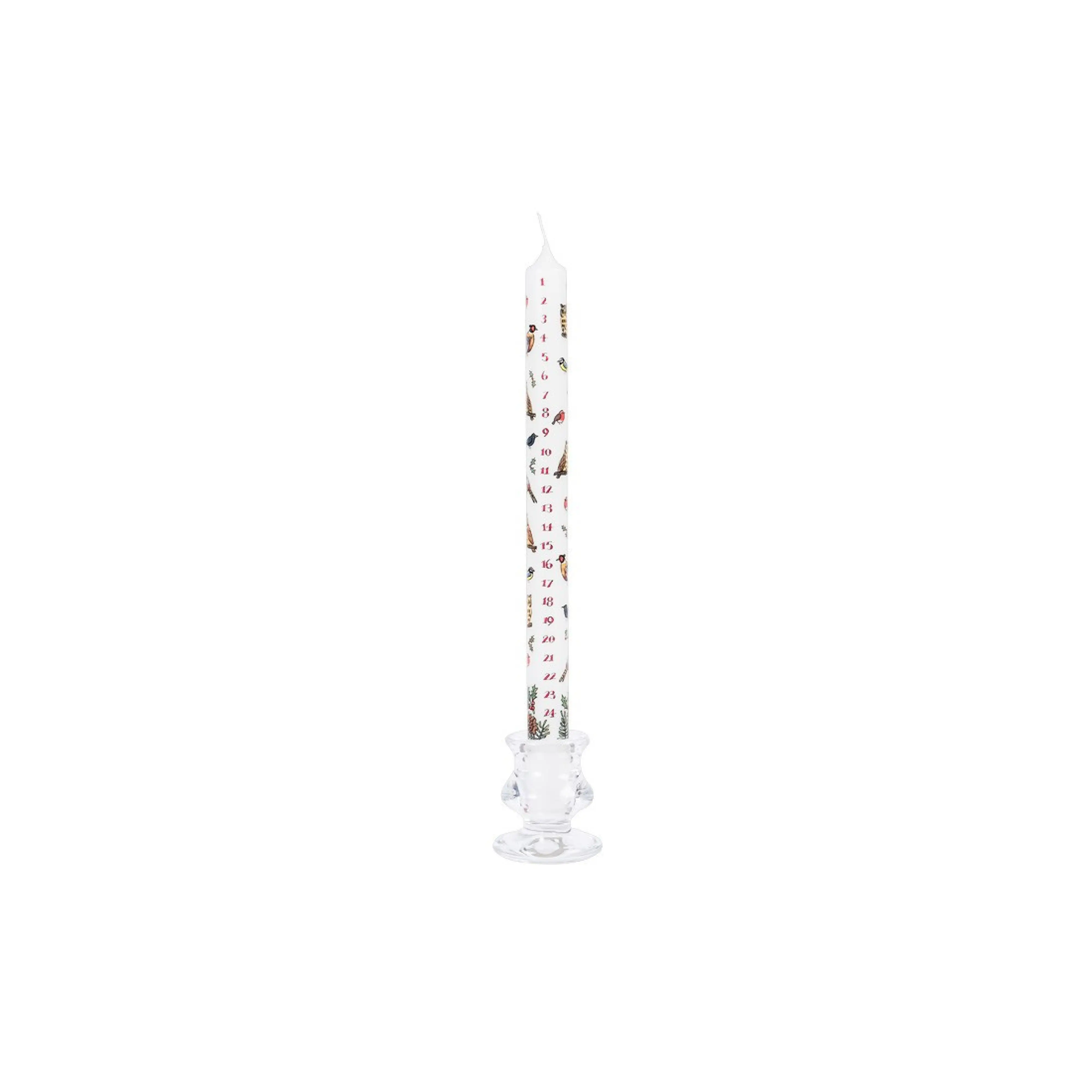 29.5cm Advent Candle: Winter Birds - Single