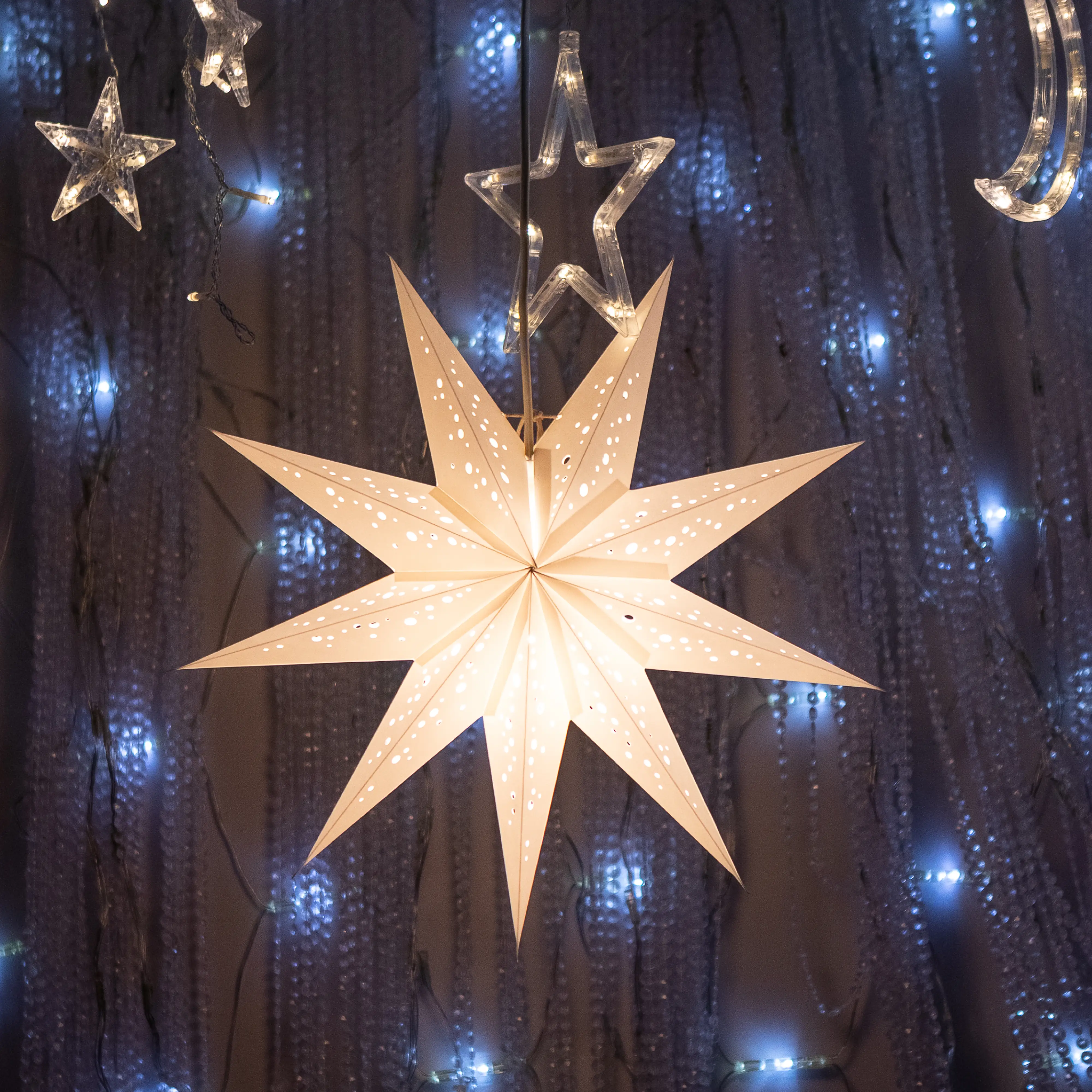 Baby Prosecco Hanging Paper Starlight