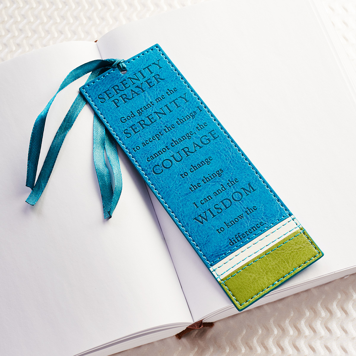 serenity prayer faux leather bookmark free delivery when you spend