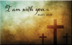 Magnet Crosses I am with You Matt 28 20