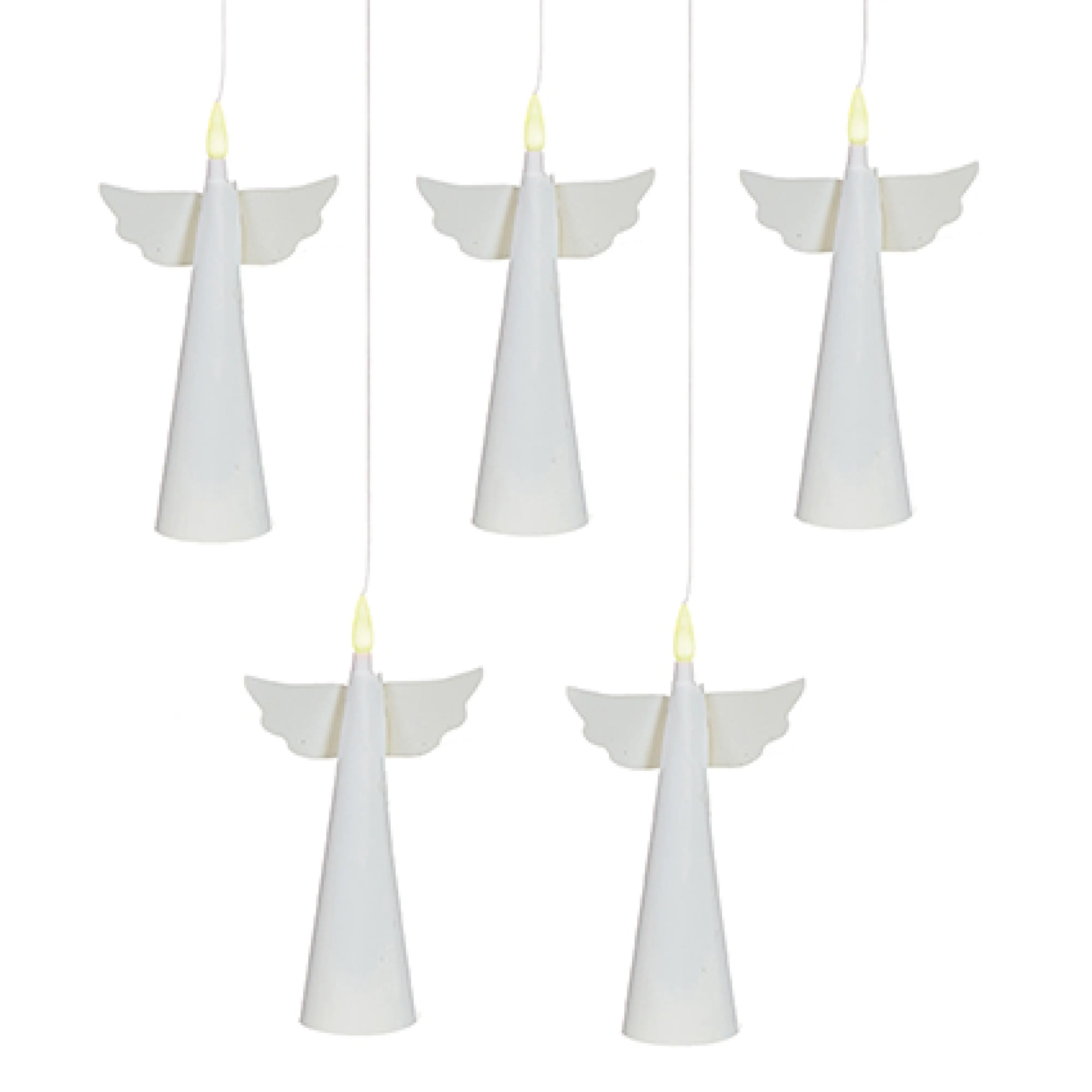 15cm Floating Angel Candles - Pack of 5