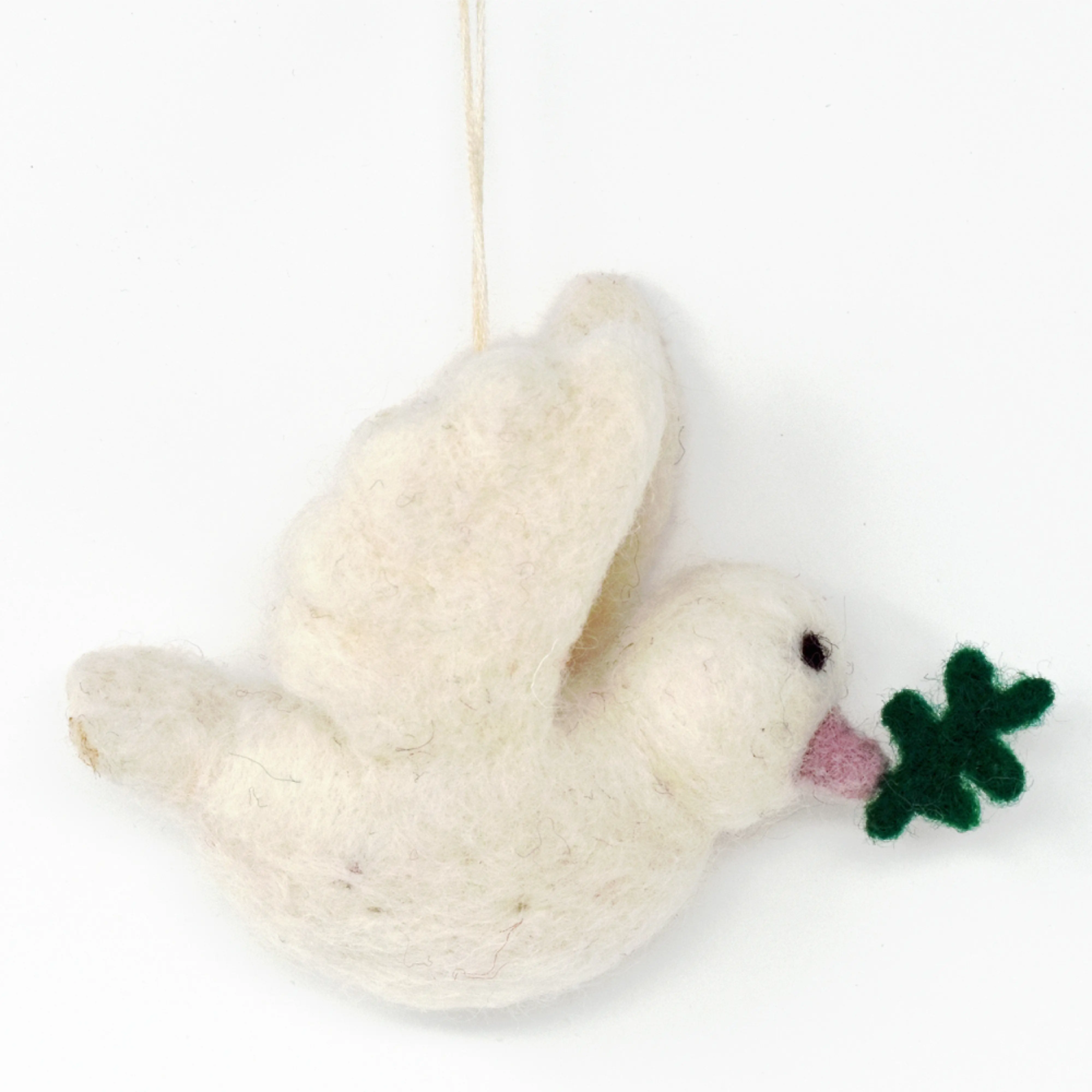 Felt Hanging - Dove with Olive Branch