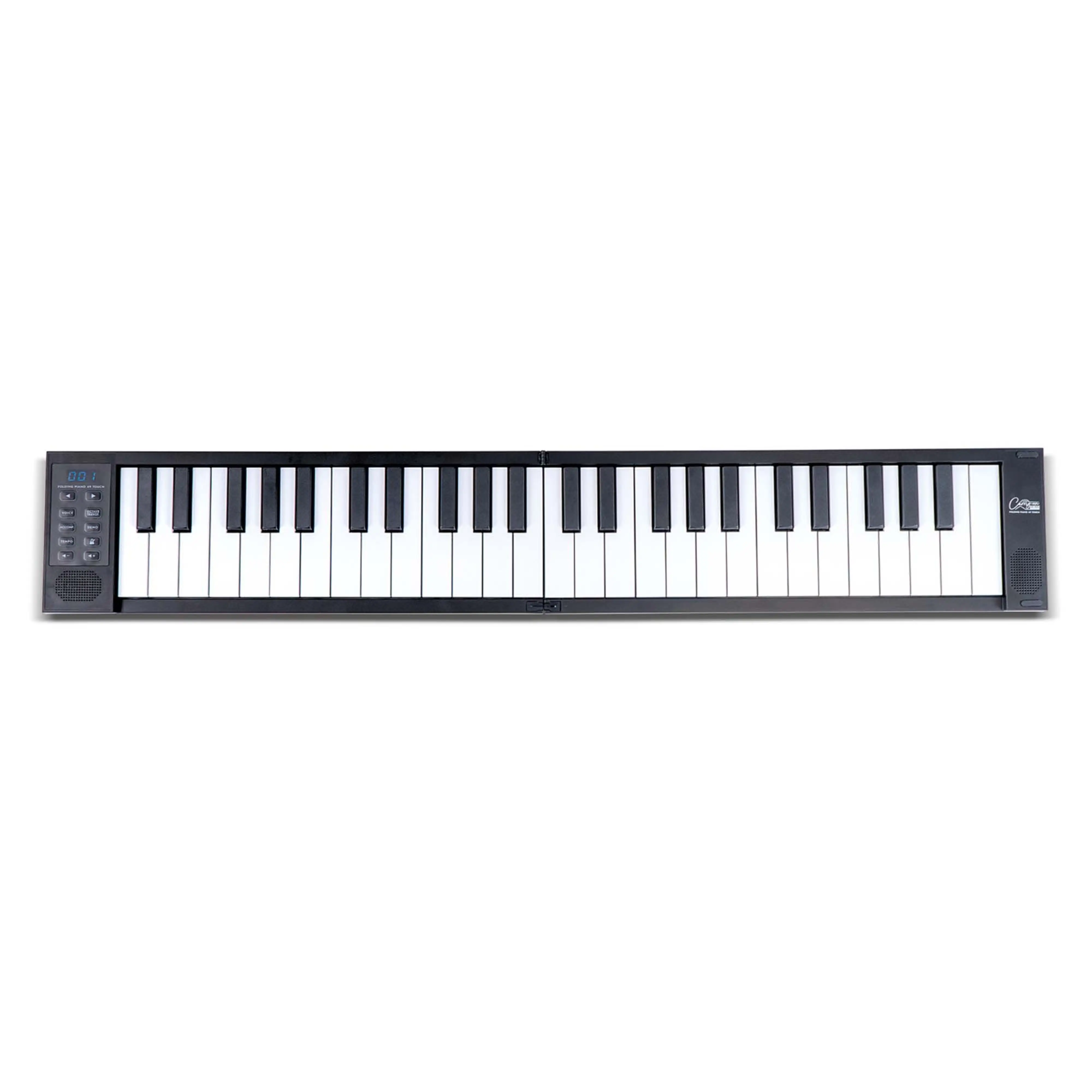 Carry-On 49 Key Touch Sensitive Folding Piano - Black