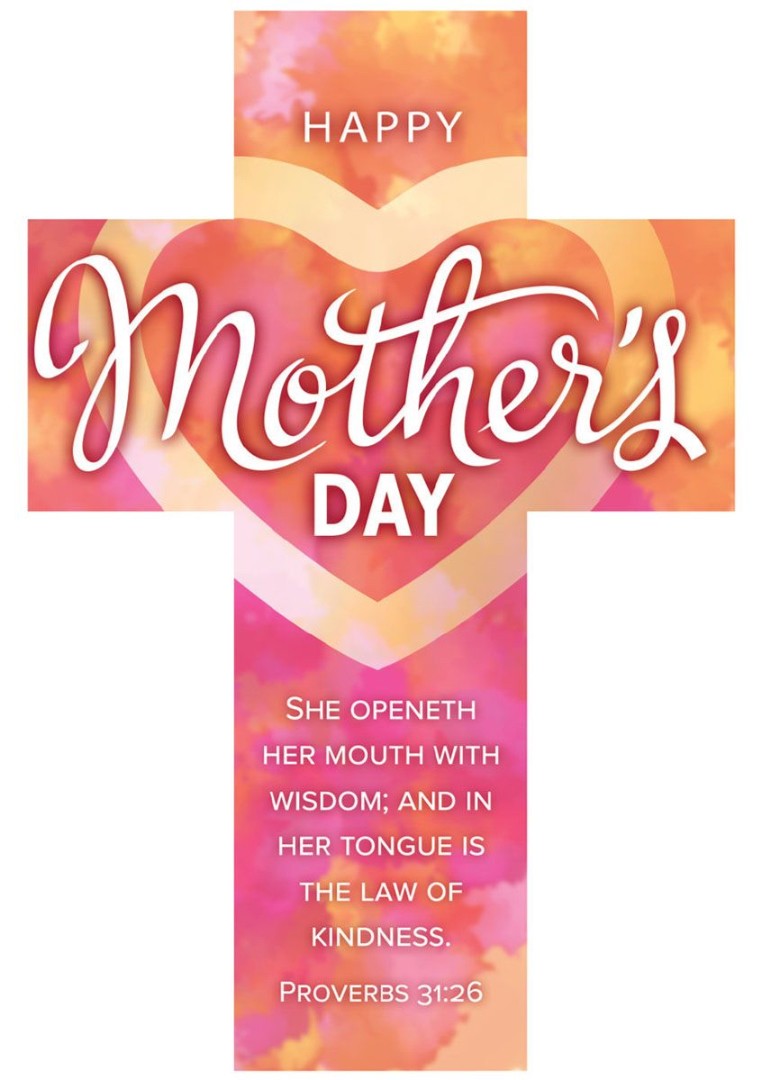 Happy Mother's Day Bookmark Cross (pack of 25) Free Delivery when you