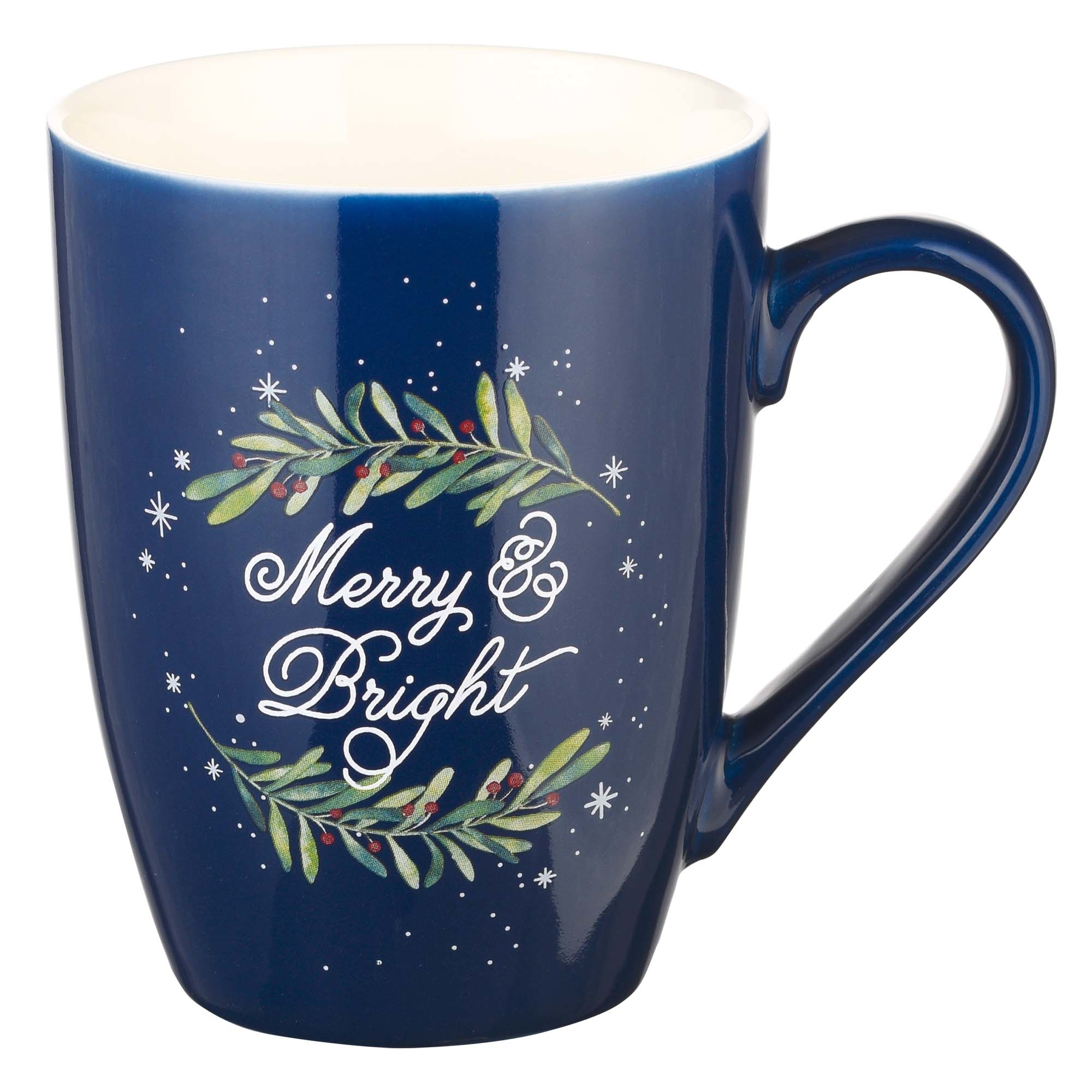 Merry & Bright Ceramic Christmas Mug | Free Delivery when you spend £10 ...