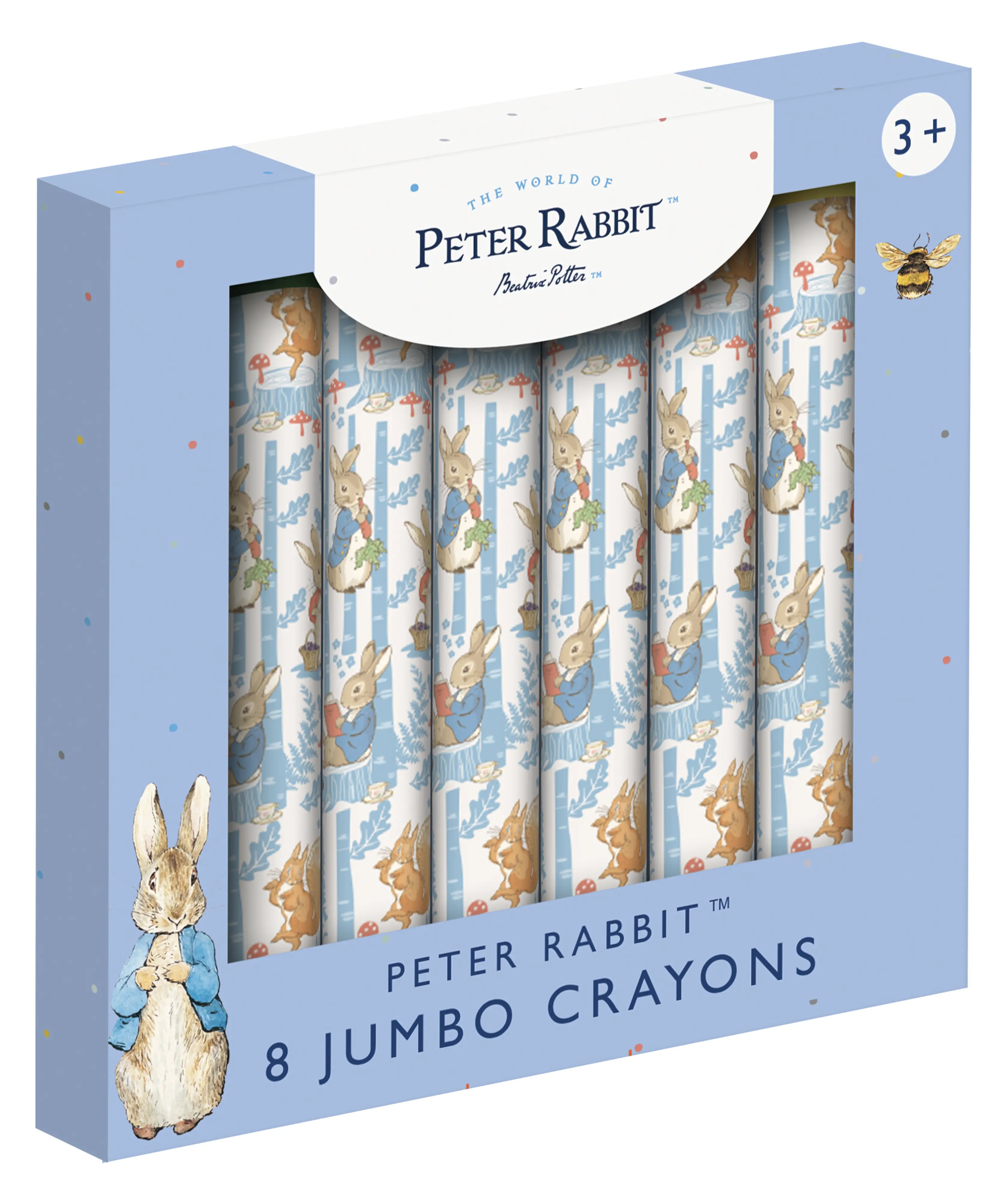 Peter Rabbit 8 Jumbo Crayons Forest Picnic