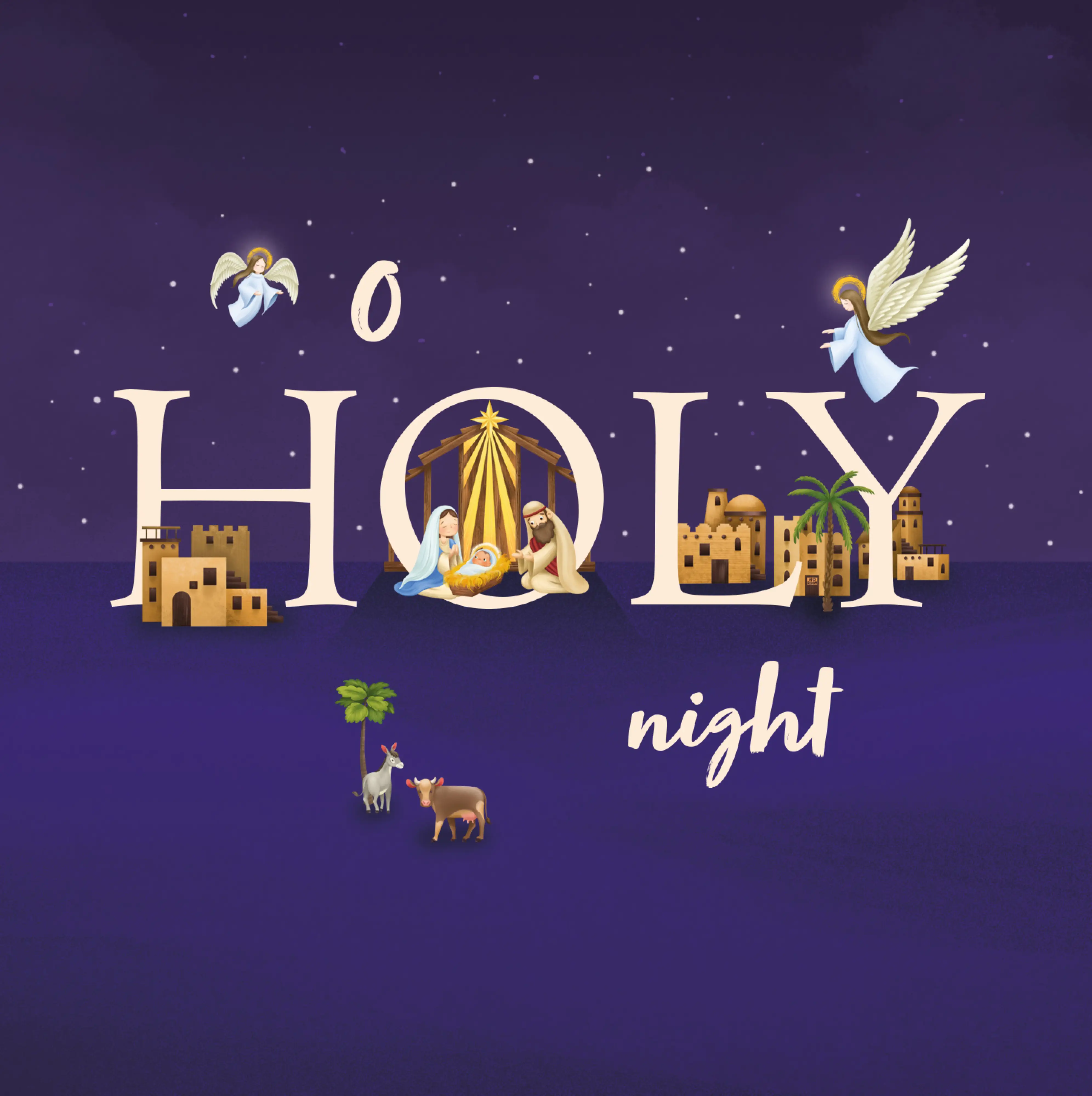 O Holy Night Charity Christmas Cards Pack of 10