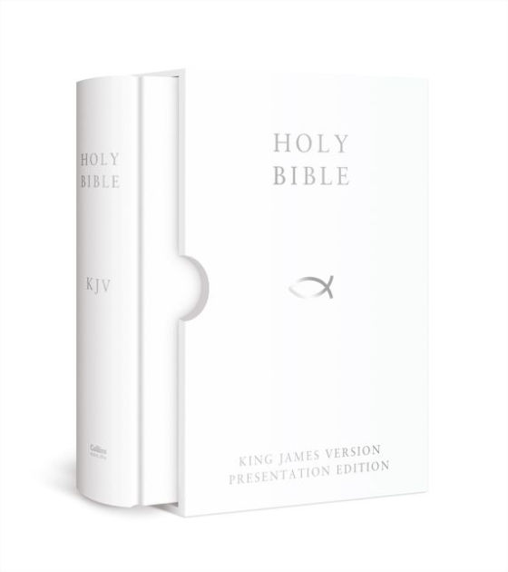 King James Version Compact Bible White By William Collins (Hardback)