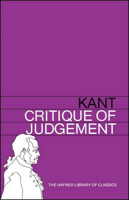 Critique of Judgement By Immanuel Kant (Paperback) 9780028475004