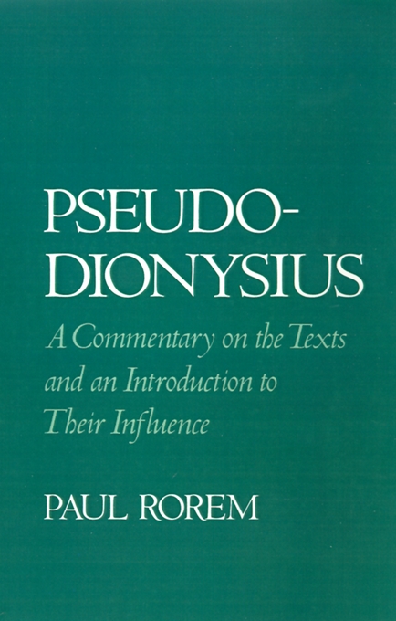 Pseudo-dionysius (Hardback) 9780195076646