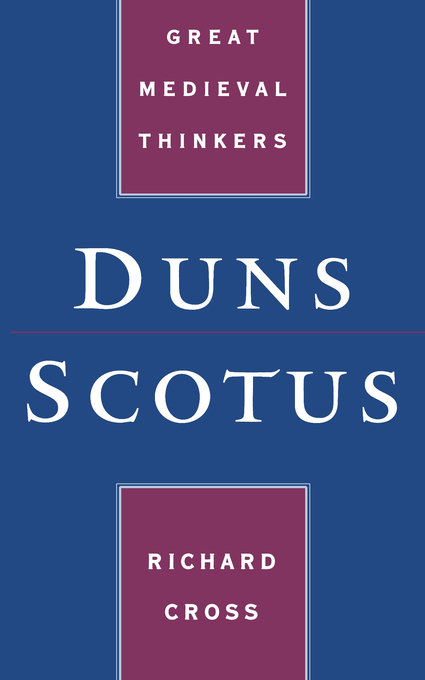 Duns Scotus (Paperback) 9780195125535