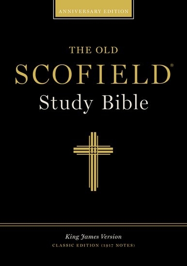 KJV Old Scofield Study Bible Classic Edition Genuine Leather Black