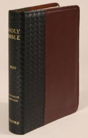 RSV Catholic Bible Compact Edition Duo-Tone Black By Oxford University