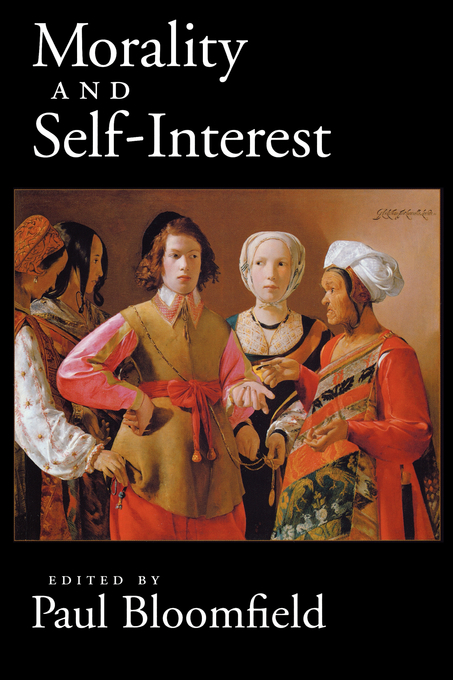 Morality and Self-interest By Bloomfield Paul (Paperback)