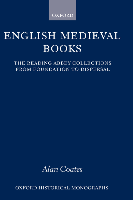 English Medieval Books By Alan Coates (Hardback) 9780198207566