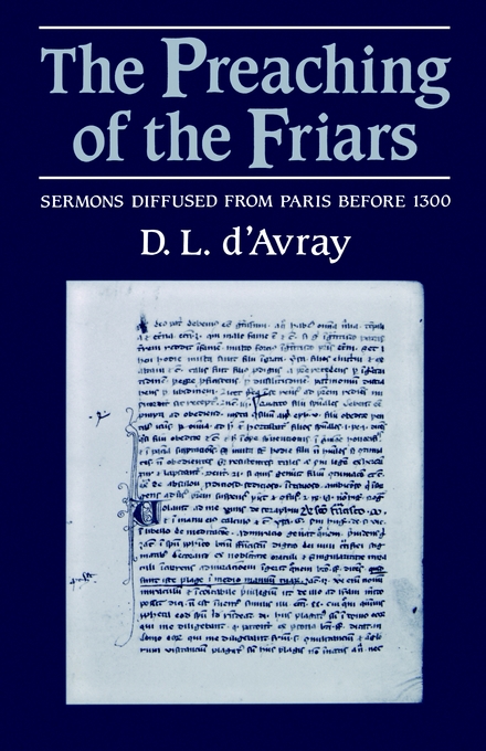 Preaching Of The Friars By D L D'avray (Hardback) 9780198227724