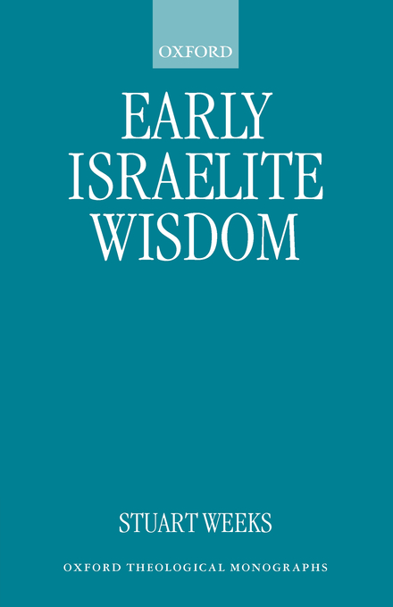 Early Israelite Wisdom