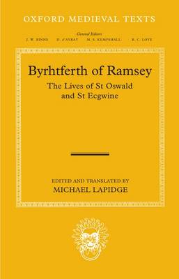 Byrhtferth of Ramsey By Lapidge Michael Lapidge Michael (Hardback)