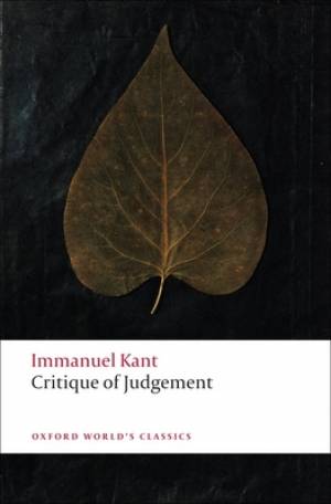 Critique Of Judgement By Immanuel Kant (Paperback) 9780199552467