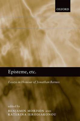 Episteme Etc By Morison Ben Ierodiakonou Katerina (Hardback)