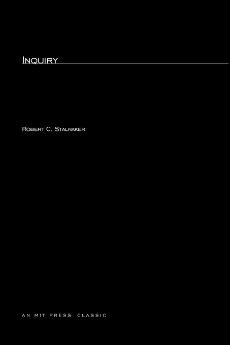 Inquiry By Robert C Stalnaker (Paperback) 9780262691130