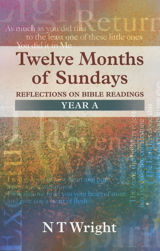 Twelve Months of Sundays Year A Reflections on Bible Readings