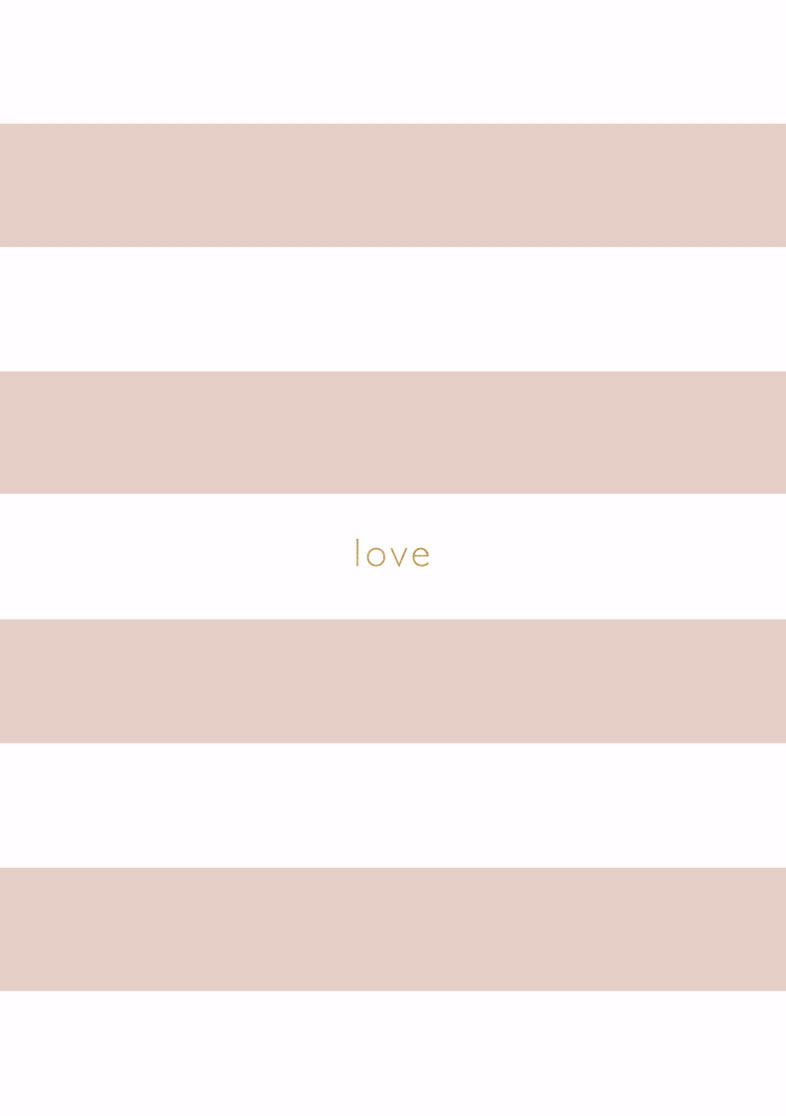 Spirit Stationery Striped A5 Notebook - Dusty Pink