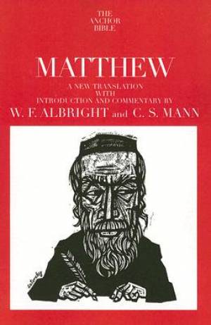 Matthew By C S Mann W F Albright (Paperback) 9780300139785