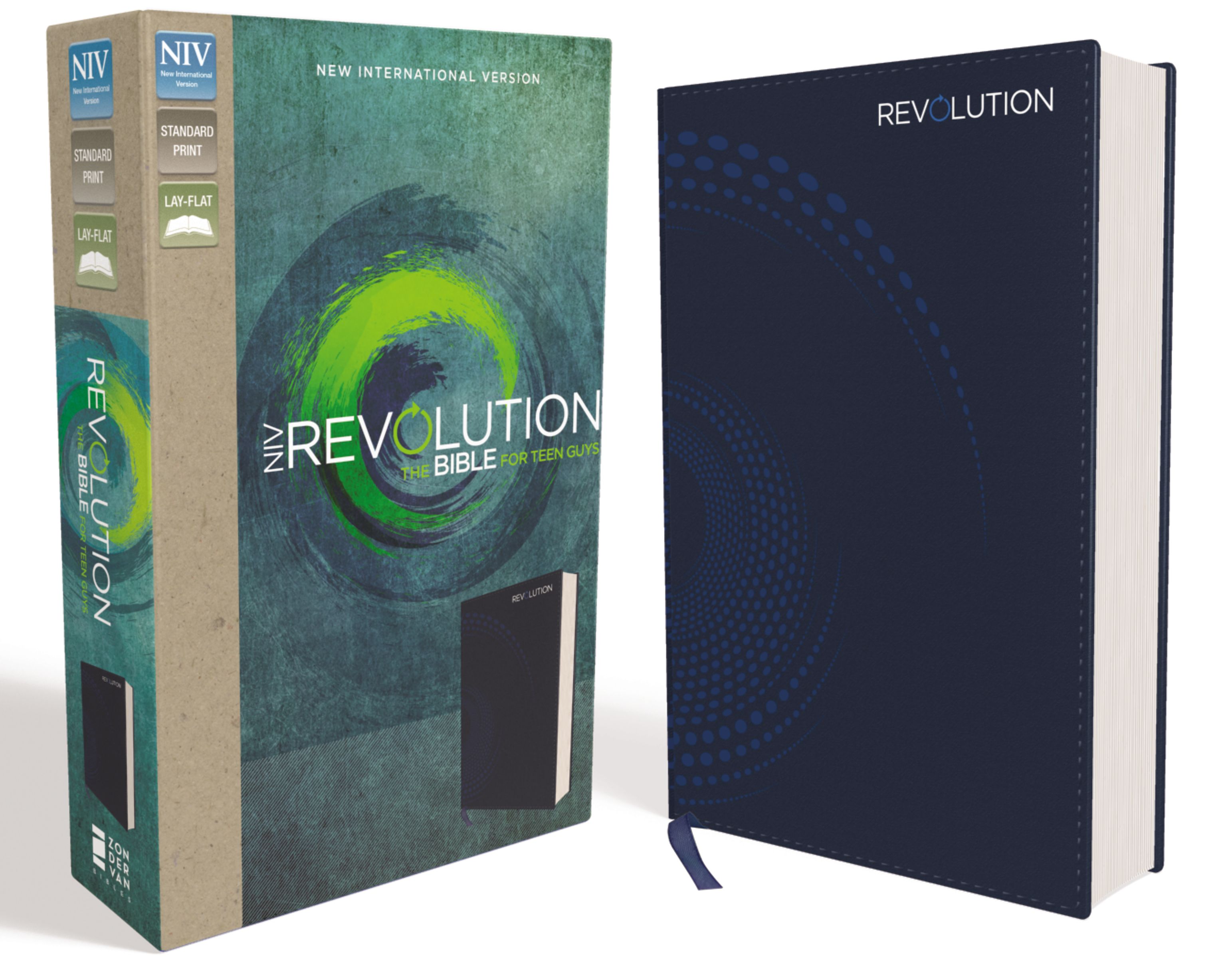 NIV Revolution Bible Imitation Leather Blue The Bible for Teen Guy