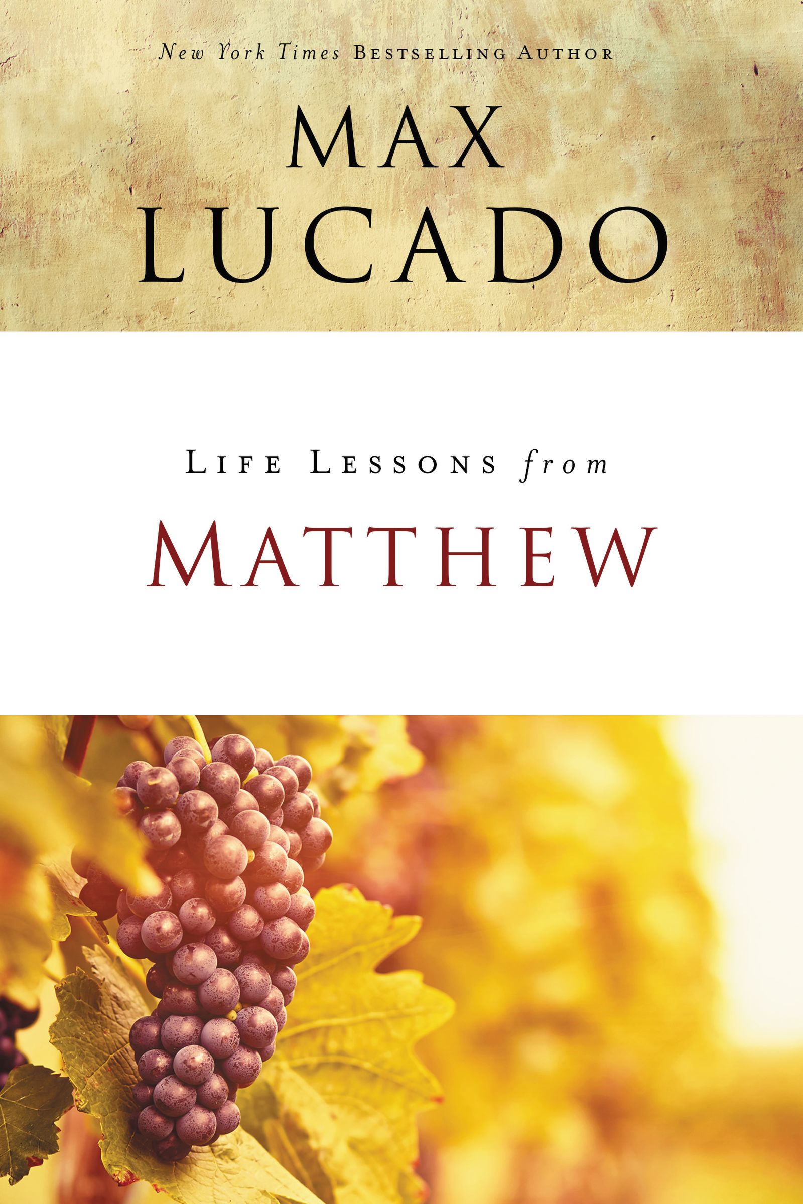 Life Lessons From Matthew By Max Lucado (Paperback) 9780310086307