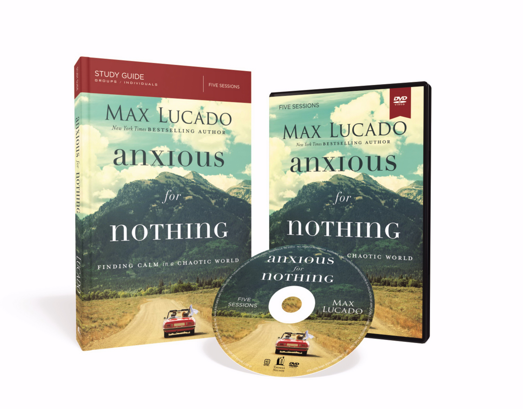 Anxious for Nothing Study Guide with DVD By Max Lucado (Paperback)