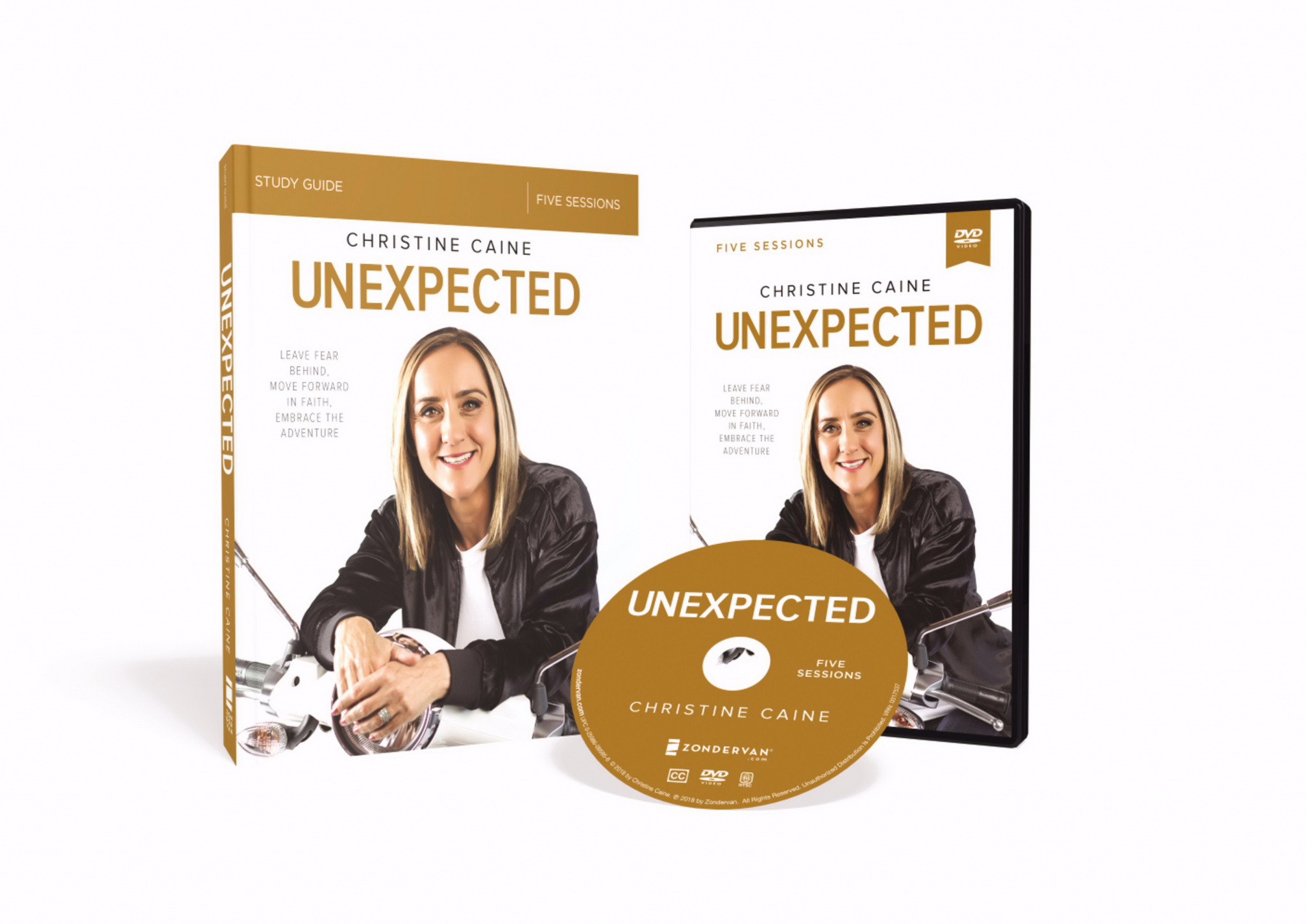 Unexpected Study Guide with DVD By Christine Caine (Boxed set)