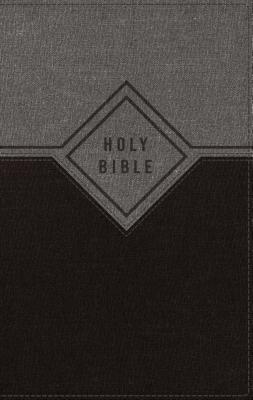 NIV Premium Gift Bible Leathersoft Black Gray Red Letter Edition C